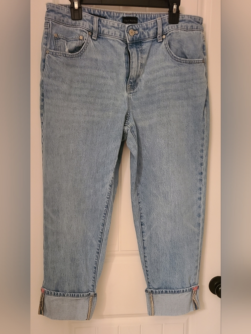 Talbots Light Blue Cropped Straight Jeans